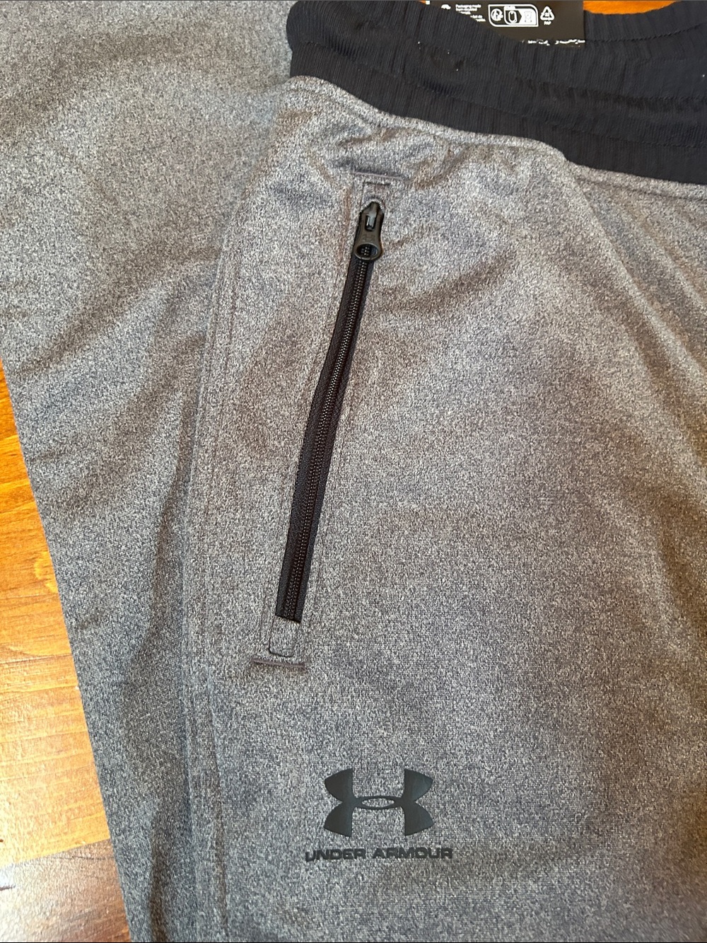Under Armour Gray & Black Athletic Joggers - Picture 6 of 11